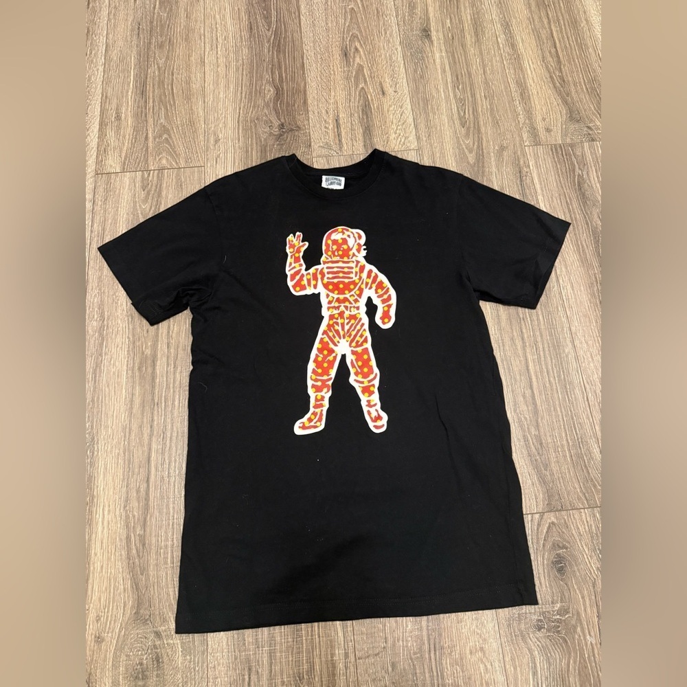 Billionaire Boys Club Men’s Black Spotted Astronaut T Shirt Size Small